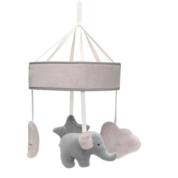 Kate & Milo Elephant Sky Mobile – Gender-Neutral Nursery Gift for New Parents - Picture 1 of 7
